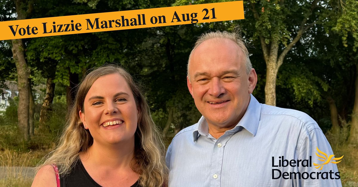 EHLibD's tweet image. Remember to vote for the brilliant Lizzie Marshall in the 21 August Alton Amery EHDC by-election. Lizzie, who teaches tomorrow’s healthcare professionals, will be a great councillor, listening to, supporting and fighting for the interests of local residents #VoteLibDem
