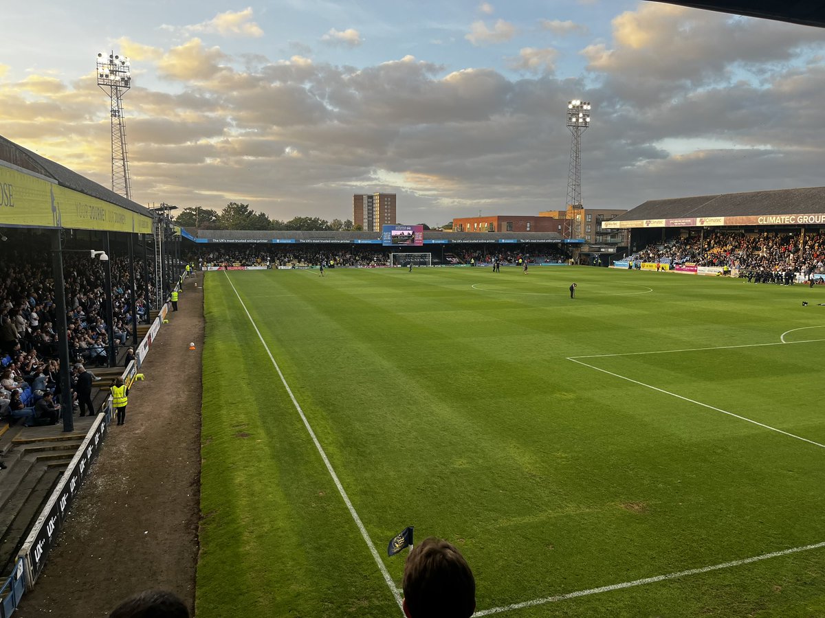 Happy 70th birthday to this old girl. Dad was at that first game, aged 13. He’ll be delighted we’re not leaving. My records say tonight is the 991st match I have seen here, although inaccurate as the very youthful days are a blur!