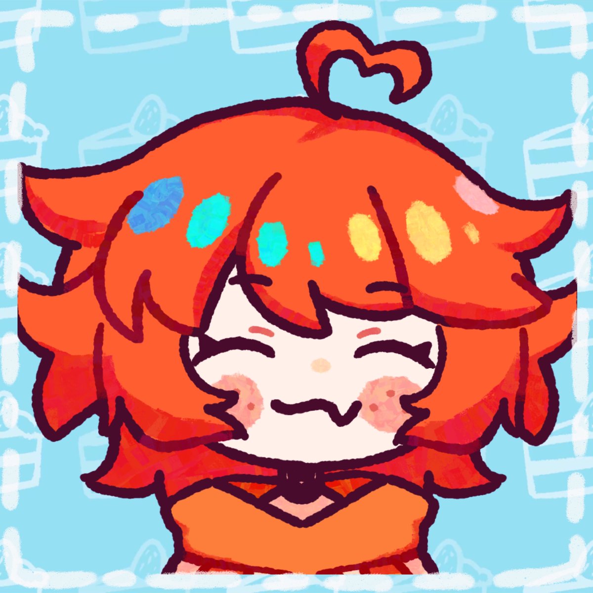 Pspsp, Oxy has a goal for yall today:

Make AT LEAST one person laugh or smile today.
Keywords At least 🍰⚙️🧡