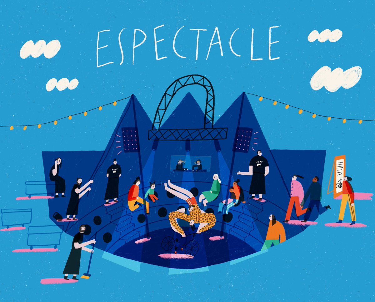 Compartim amb vosaltres 4 il·lustracions que la <a href="/marionatolosa/">marionatolosasistere</a> ha realitzat seguint el procés d'una itinerància amb les persones que treballen per fer-la possible des de l'altre costat de l'escena. Ben aviat trobareu a la nova web amb tot el material educatiu que estem preparant