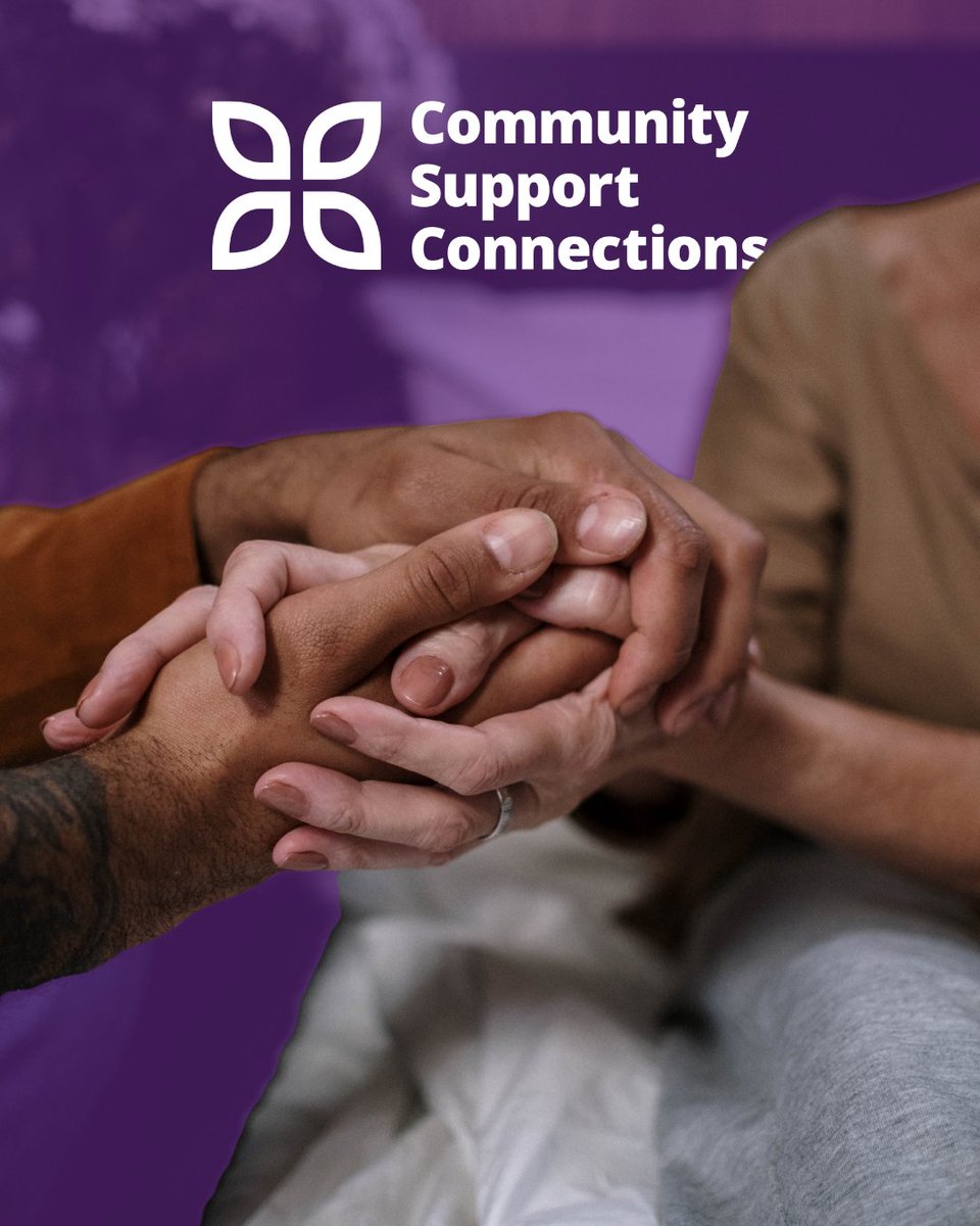 Stronger together. Community Support Connections is here to help older adults and people with different abilities live well at home.
Supported by caring hands and kind hearts. 

#WaterlooRegion #CommunitySupportConnections #CommunityFirst #SeniorCare #CommunitySupport