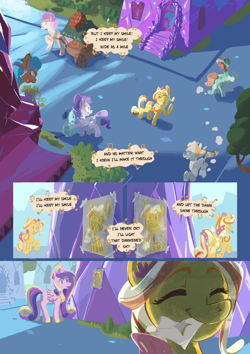 Lumic_4's tweet photo. The Princess of Love Chapter 14: Amber Dawn 
by @ilcorvoblu &amp; myself

This last bonus chapter was meant to be a song, introducing a very important character, Amber Dawn, who was supposed to embody what Crystal Magic was all about — a core element for the rest of the story

1/3 https://t.co/QAbbc9O36e