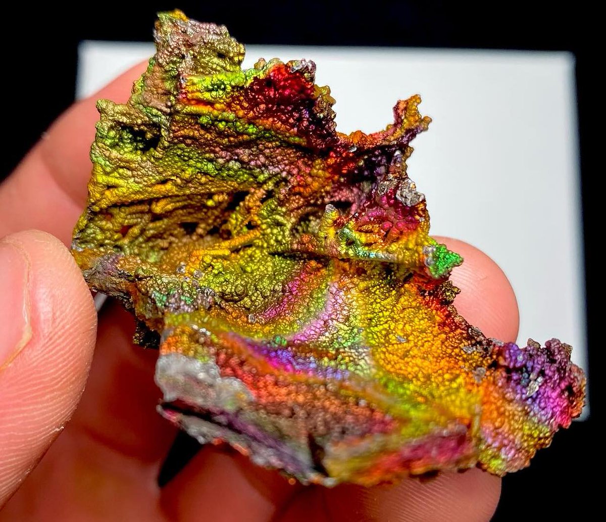 Naturally iridescent hematite specimen from Graves Mountain, Georgia.

Photo: natalis_gems
Anatoly Bitny-Shlahto