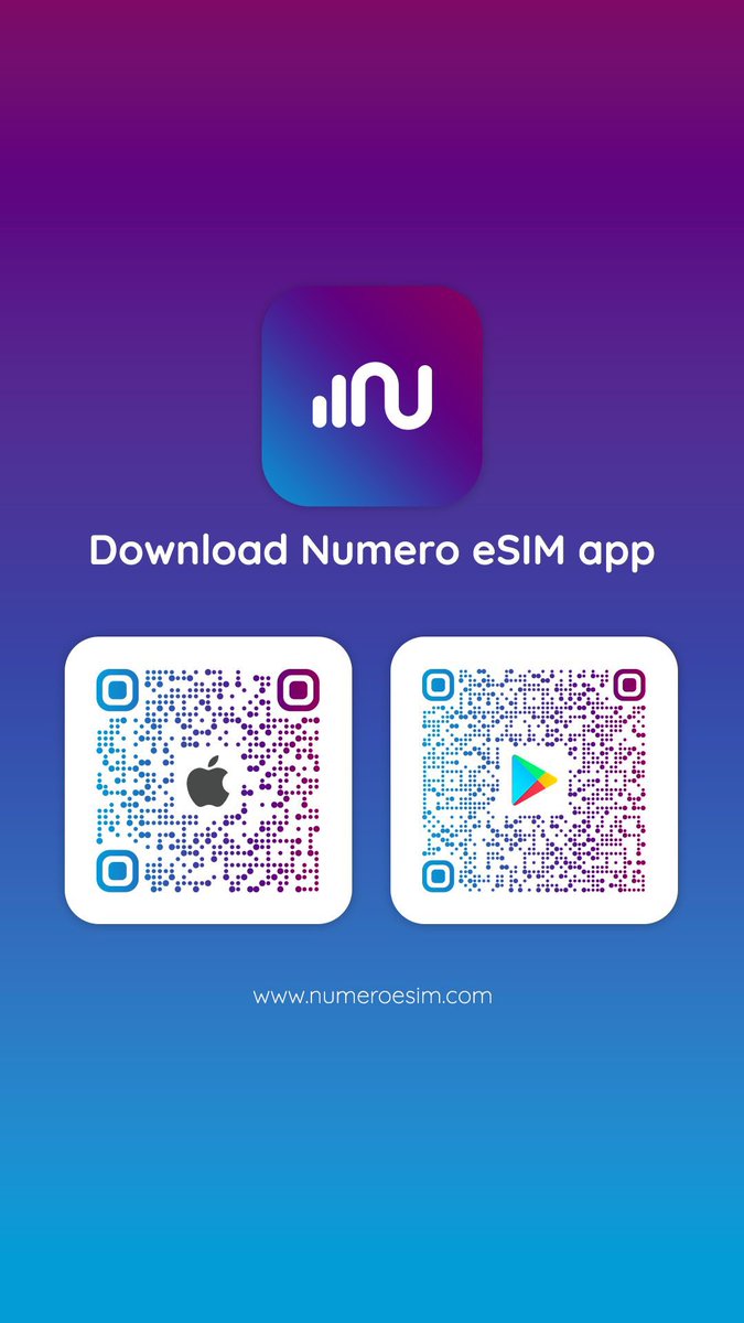 تطبيق يعطيك شريحة تكلم فيها وإنترنت 🛜
في كل دول العالم بسعر مايتعدى 100 ريال 💵!

🔽 شف الصورة الأولى
- شريحة تشتغل في 48 دولة ✅
- 500 دقيقة مكالمات 📞
- 55 قيقا إنترنت 🛜 
- صالحة لمدة شهر كامل 🗓️
- سعرها 109 ريال 😳

والمزايا كثير في تطبيق  Numero 😍🔥
<a href="/NumeroArabia/">Numero eSIM | نوميرو</a> 🥇
تقدر