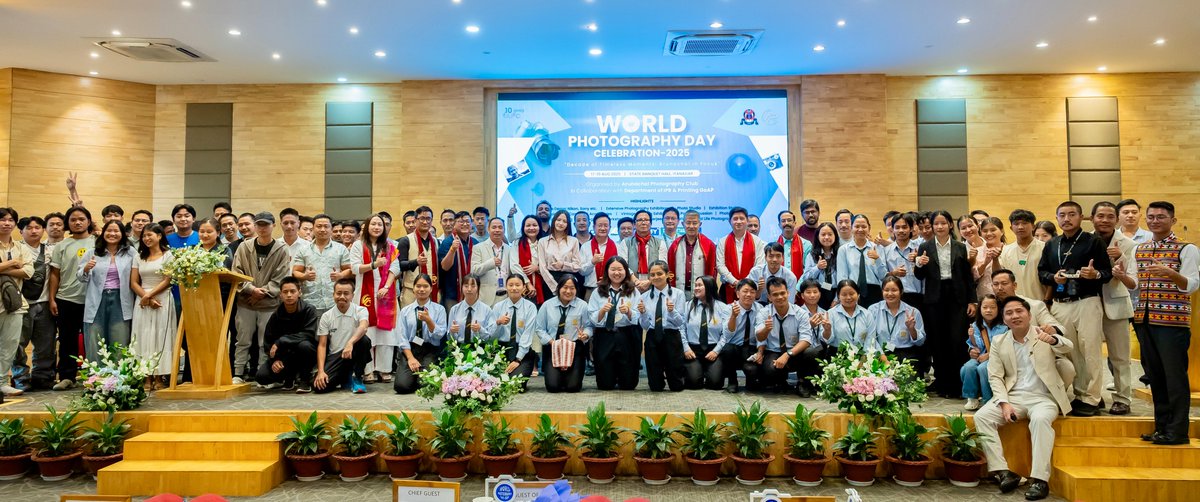 arunachaltimes_'s tweet image. (#APC celebrates its 10-year journey)
#WorldPhotographyDay 
The Arunachal Times - arunachaltimes.in/index.php/2025…