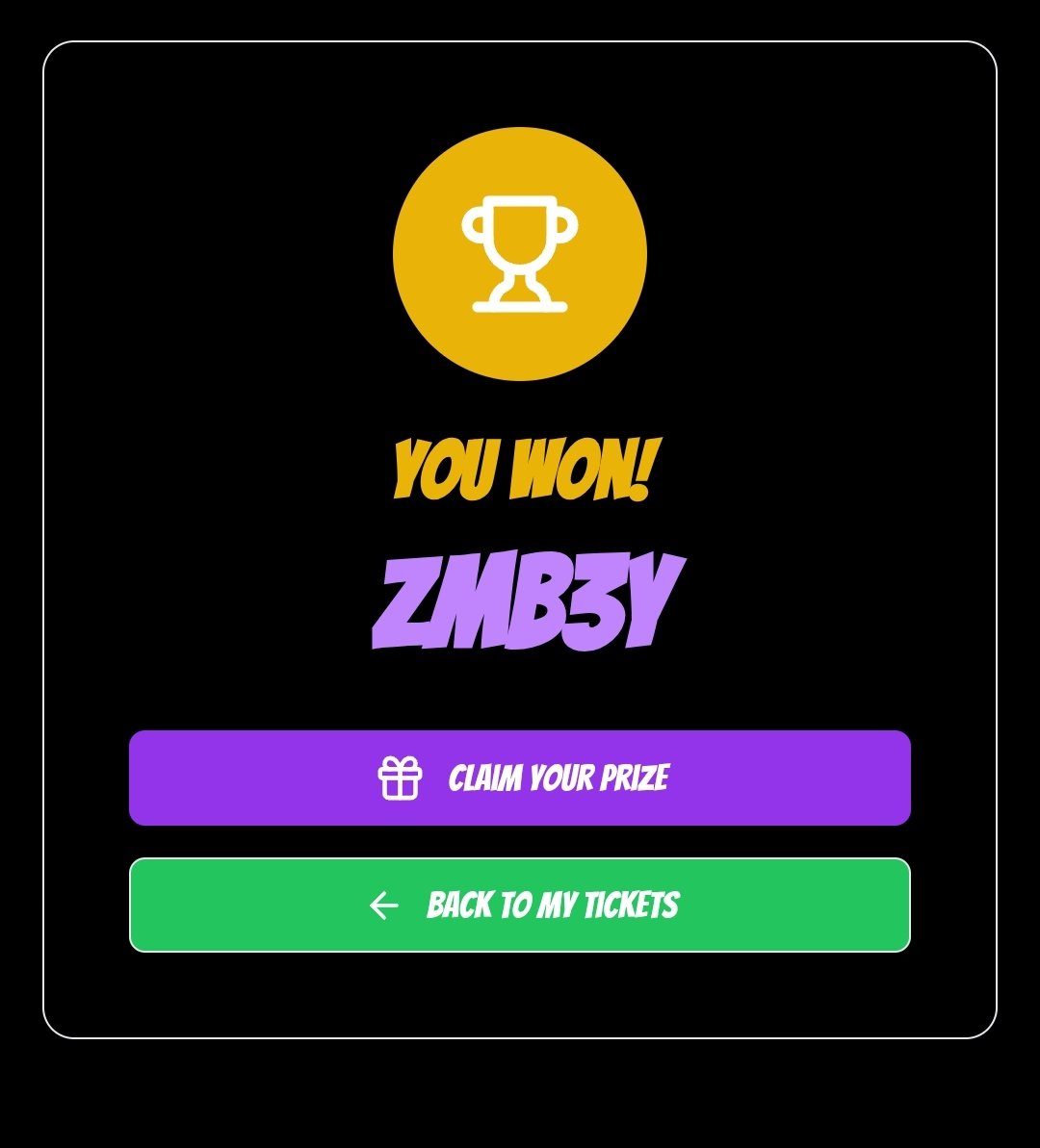 The <a href="/LunardollzNft/">✨The LunarVerse ☄️</a> scratchers for holding a ZMB3Y <a href="/mnk3ylabs/">MNK3YS</a> NFT hit different 🎰

Pulled myself a ZMB3Y NFT + 20 Loot Credits 🔥
That’s the kind of juice you only get when Lunar is cooking for the fam. 🫡

Big respect for always giving back to the community &amp; pushing Solana