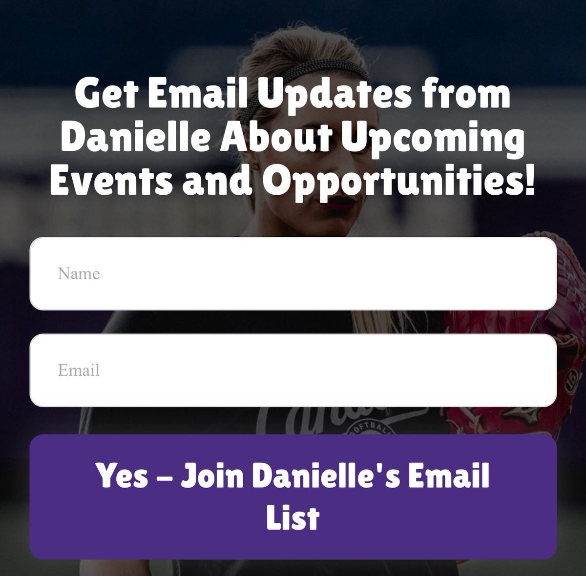 Some 🥎 BIG 🥎 things coming!! Signup to find out soon 🥹🥹 daniellelawrie.com/#join