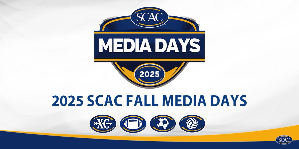SCAC_Sports's tweet photo. Off &amp; Running in 2025!🔊🎙️

#SCAC Fall Media Days - 2025

📰| https://t.co/8Q89UQ5RnA

#SCACPride | #SCACMSoc | #SCACWSoc | #SCACWXC | #SCACMXC | #SCACFb | #SCACVB | #NCAAD3 | #WhyD3 | #d3fb | #d3soccer | #d3vb | #d3xc https://t.co/5hzvj4SgQz