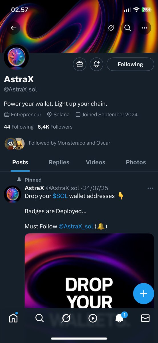 dxdyor's tweet photo. @WojakLand_sol @AstraX_sol Task done ✅ 

2eHFQgzMnmoHTJYrGRSRY92Vrbie8eU87XeQxsmJgunA https://t.co/okezWbTZuq