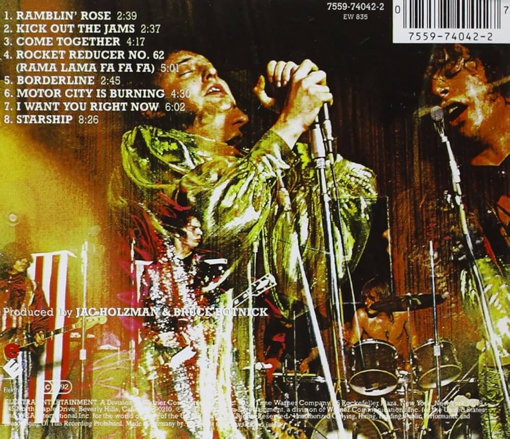 kennylanglea's tweet image. Great Live Albums-My 17th random choice-Kick Out the Jams by MC5. 1969. If you like your music high energy, raw, primal, loud and in your face, this one is for you. #MC5 #Punk 🎸 🔥