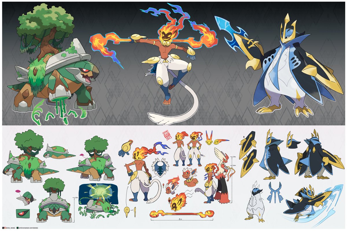 Sinnoh starters mega evolution pack!
¡I hope that one day the Pokémon Company will give them some love!
Mega Torterra - Mega Infernape - Mega Empoleon