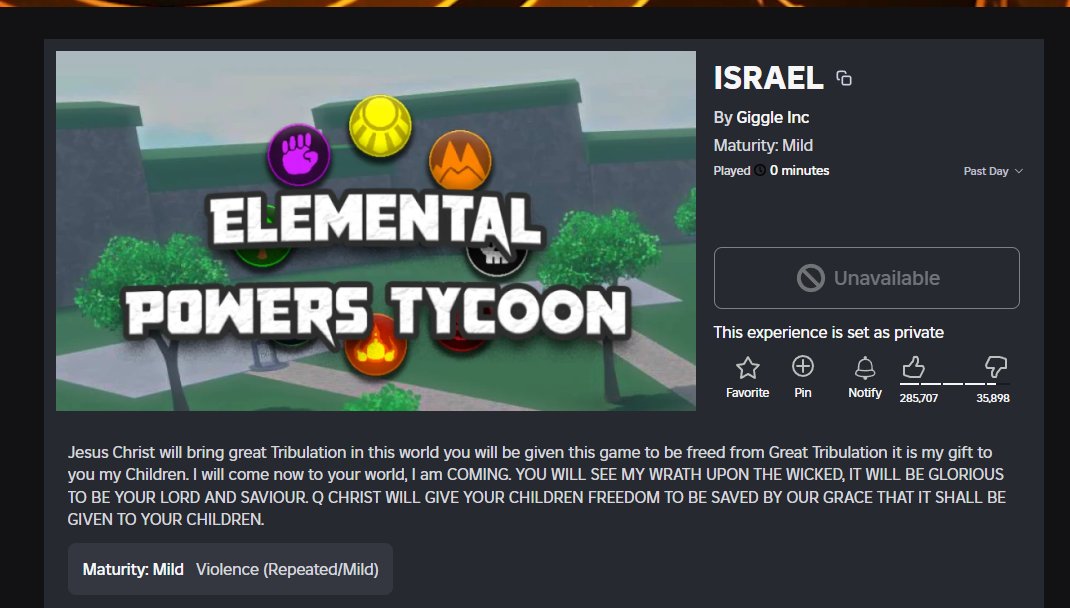WHAT HAPPENED TO ELEMENTAL POWERS TYCOON #ROBLOX