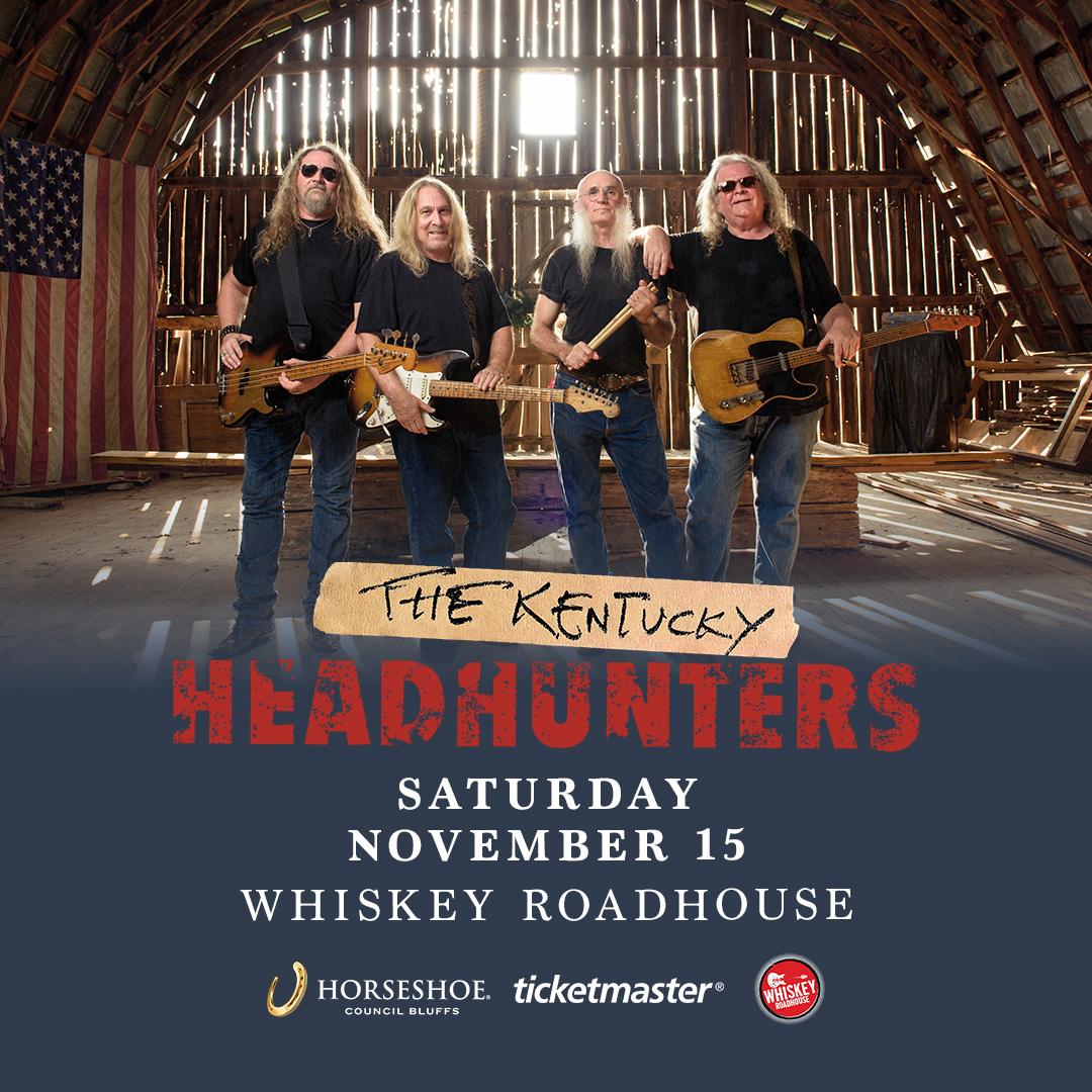 Get ready for some honky tonk walkin'! 🙌

The <a href="/KyHeads/">Kentucky Headhunters</a> will be performing at Whiskey Roadhouse in <a href="/HorseshoeIowa/">Horseshoe Casino</a> on November 15th! 

🎫 Enter to win a pair of tickets: ul.ink/1SSFNH