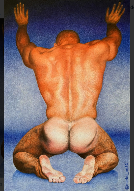 DCkenGH's tweet photo. Art by Mark Douglas - entitled "Submission" https://t.co/fjpflsqKpU