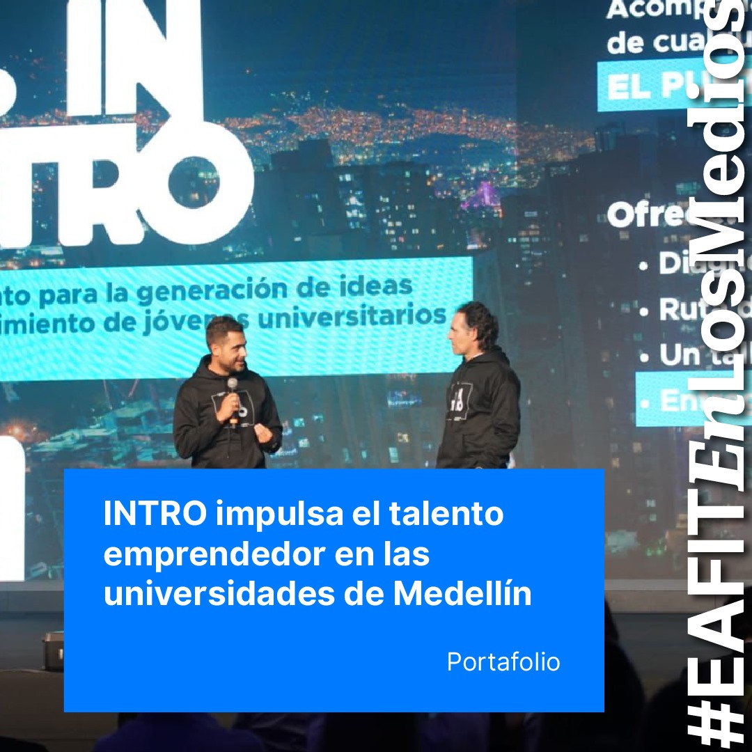 #EAFITEnLosMedios | En el marco de la segunda edición de #ConexiónSummit2025, la <a href="/AlcaldiadeMed/">Alcaldía de Medellín</a> y #OnGoing, el Centro de Emprendimiento de Impacto de #EAFIT, anunciaron la llegada de INTRO, un nuevo programa de entrenamiento diseñado para acompañar ideas de negocio💡de base