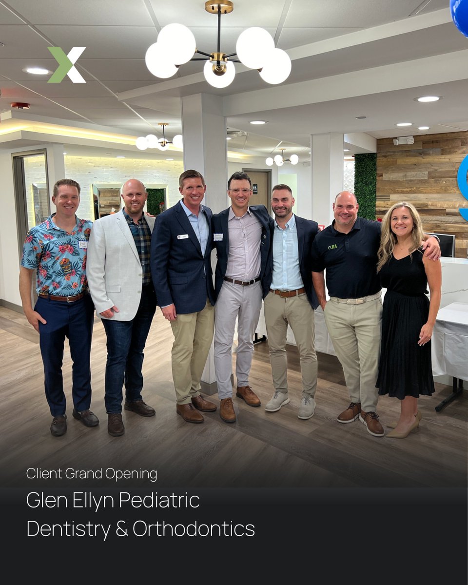 APEXDB's tweet image. 🎉 Excited to celebrate the grand opening of Glen Ellyn Pediatric Dentistry &amp;amp; Orthodontics!

This marks our 4th project together, and we’re proud to support their growth with welcoming, functional spaces. Congrats to the Glen Ellyn team!

#ClientSuccess #ApexDesignBuild