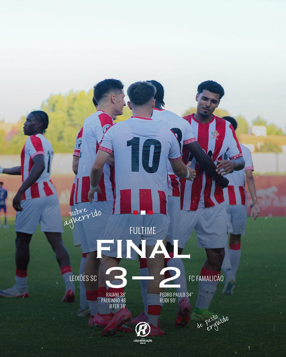 leixoessad's tweet photo. #Sub23 • ⏱️ Fim de Jogo! Fulltime! [3-2]

#ArmadaDoMar • #LSCxFCF • #LigaRevelação https://t.co/YyL8J4A069