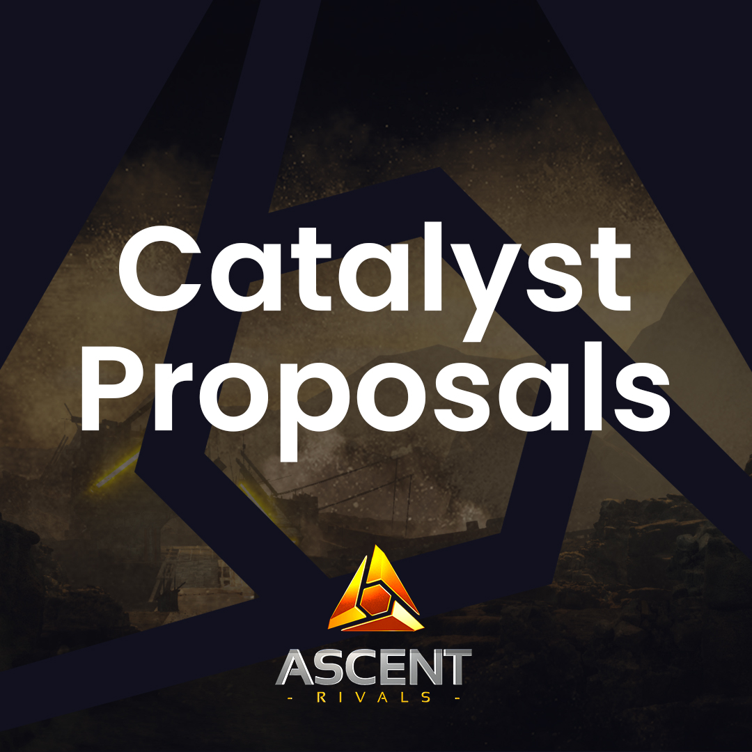 Ascent Rivals Catalyst Proposals have been submitted. 

Our mission is to drive adoption by introducing the next wave of users to the Cardano ecosystem through gaming.

🔗 Onboarding the next million users to Cardano: app.projectcatalyst.io/proposal/0198b…

🎮 Marketing gaming events in-person