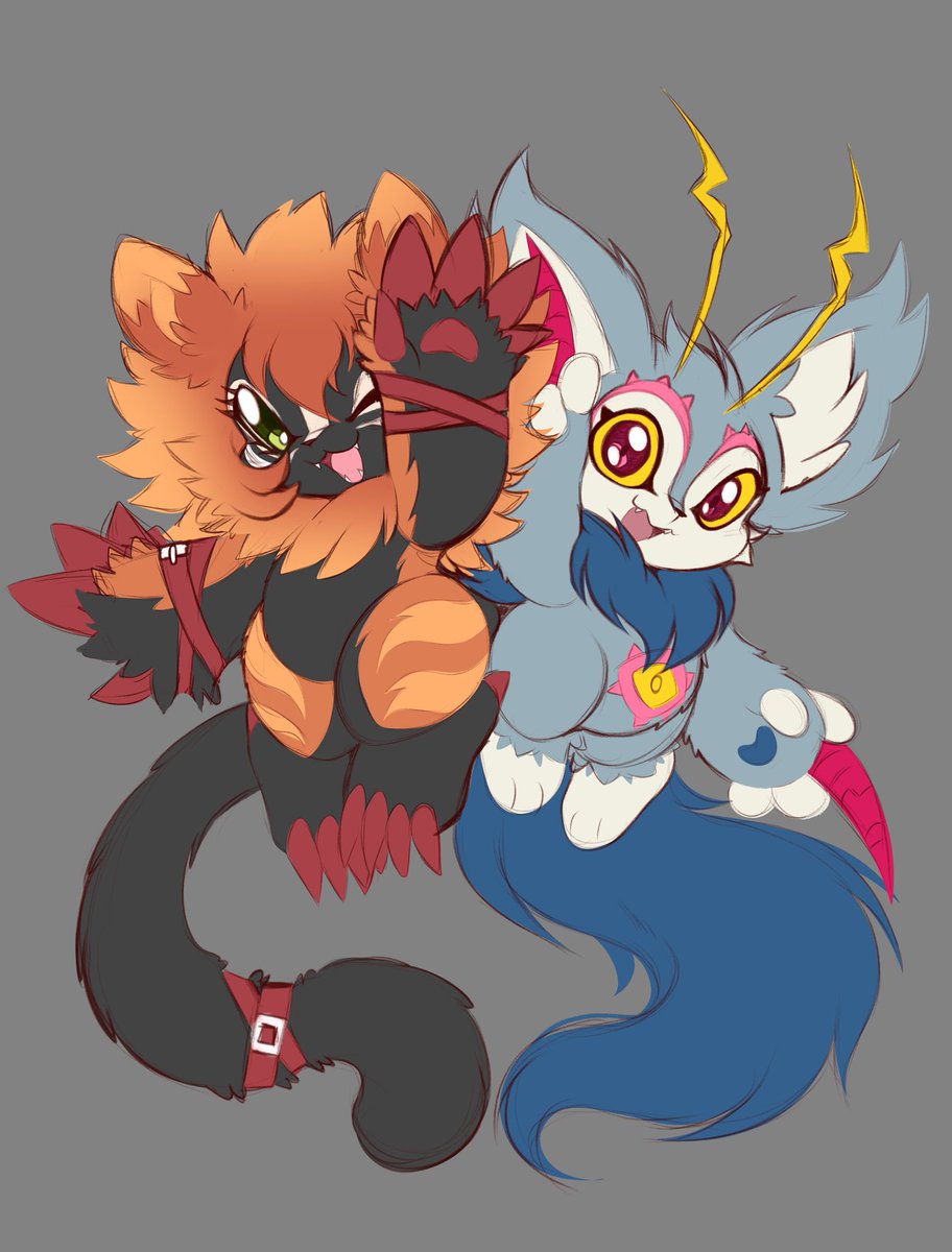 funney lemurs
(digimon on the right belongs to @/extyrannomon )