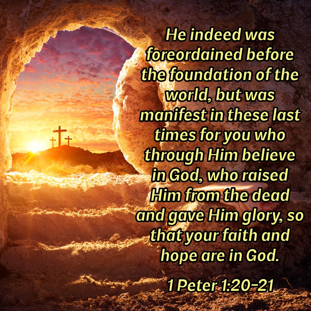 tweets_mb's tweet image. Hallelujah! God is faithful to the plan he put in place before the foundation of the world!! We can always trust Him and His word. 📖🙌

#PlanOfGod #Faith #Hope #Jesus #Glory #Christian #Resurrection