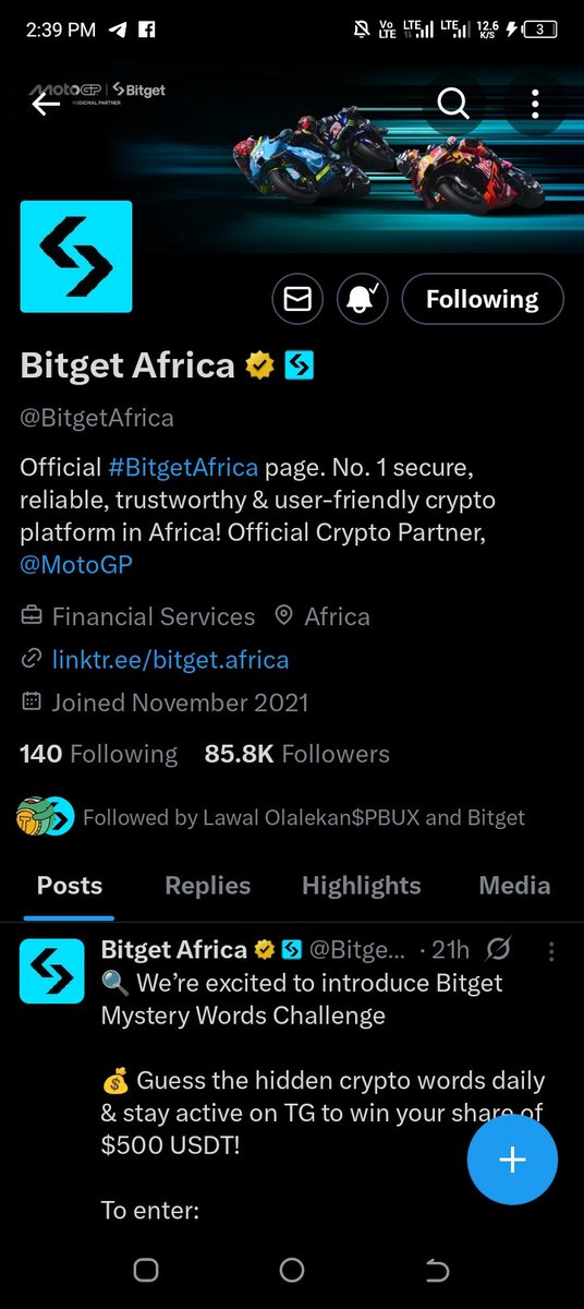 Onyekachiman's tweet photo. @BitgetAfrica https://t.co/JVKZk4eFuT