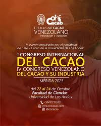 #Evento ¡Mérida se convierte en la capital del cacao! 📷📷 Del 22 al 24 de octubre de 2025, la Universidad de Los Andes abre sus puertas para recibir a productores, chocolateros...