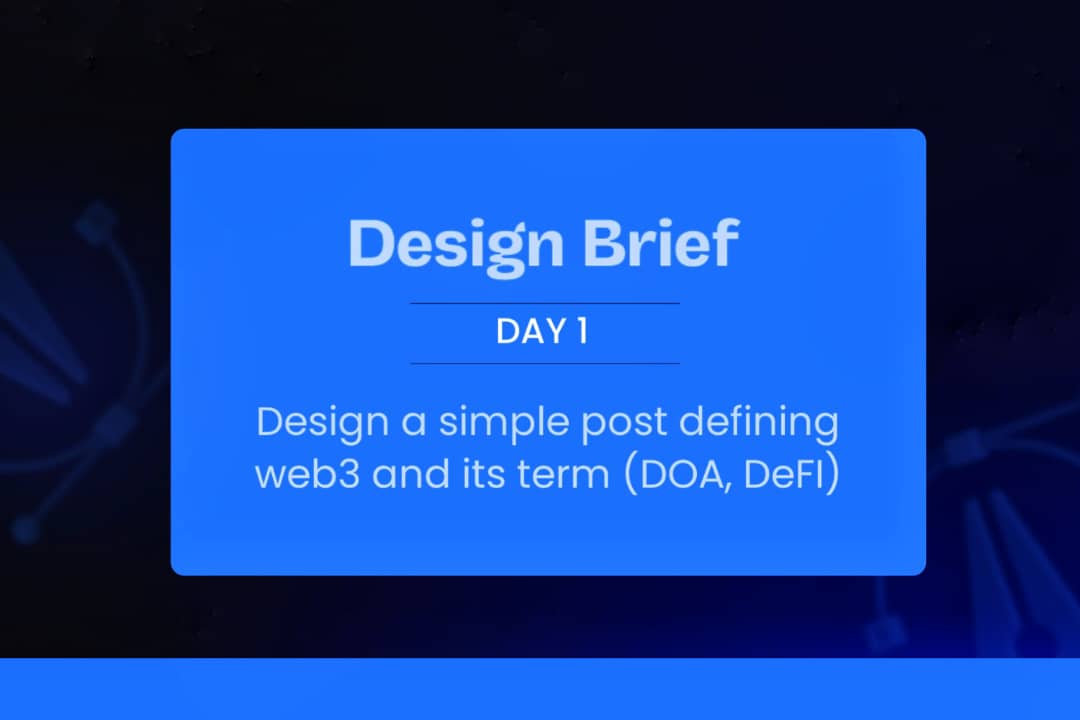 Laft_Creatives's tweet image. I decided to jump on the challenge by @Opara_Mariejoy 

the #30daysweb3designchallenge 

here is my entry to the challenge