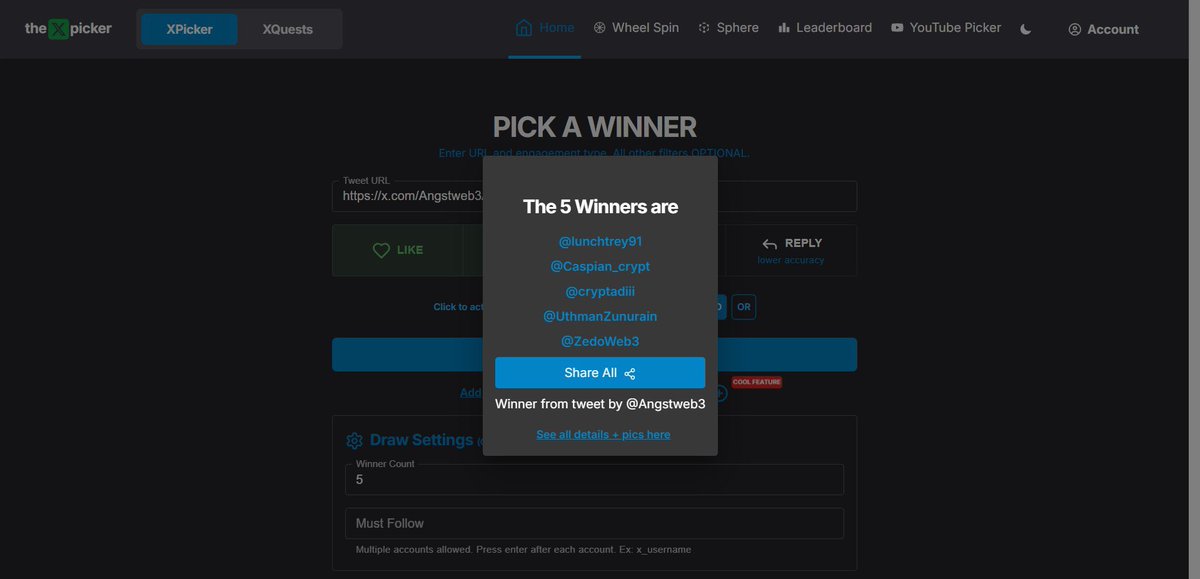 Angst (@0xangst) on Twitter photo We’re announcing the winners of the 5x $6,000 funded accounts giveaway in collaboration with <a href="/KleinFunding/">Klein Funding</a>!
Everyone who reposted and commented had a shot - here are the lucky winners:
<a href="/lunchtrey91/">LunchTrey</a>
<a href="/Caspian_crypt/">Caspian</a>
<a href="/cryptadiii/">Adiii</a>
<a href="/UthmanZunurain/">Fire🔥 (want to win)</a>
<a href="/ZedoWeb3/">Zedo</a>
Open a support ticket on We’re announcing the winners of the 5x $6,000 funded accounts giveaway in collaboration with <a href="/KleinFunding/">Klein Funding</a>!
Everyone who reposted and commented had a shot - here are the lucky winners:
<a href="/lunchtrey91/">LunchTrey</a>
<a href="/Caspian_crypt/">Caspian</a>
<a href="/cryptadiii/">Adiii</a>
<a href="/UthmanZunurain/">Fire🔥 (want to win)</a>
<a href="/ZedoWeb3/">Zedo</a>
Open a support ticket on
