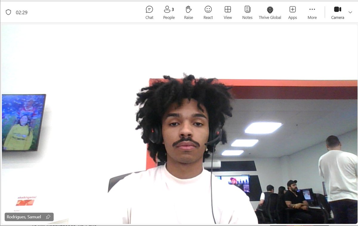 ai você entra em uma reunião e esse é o host