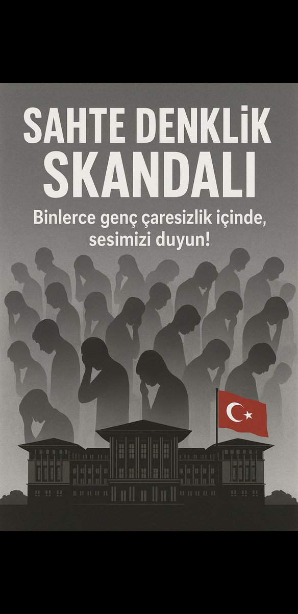 <a href="/DenklikDiploma/">Diploma Denklik Mağdurları Derneği</a> #DenklikSorunu çözüm bekliyor.