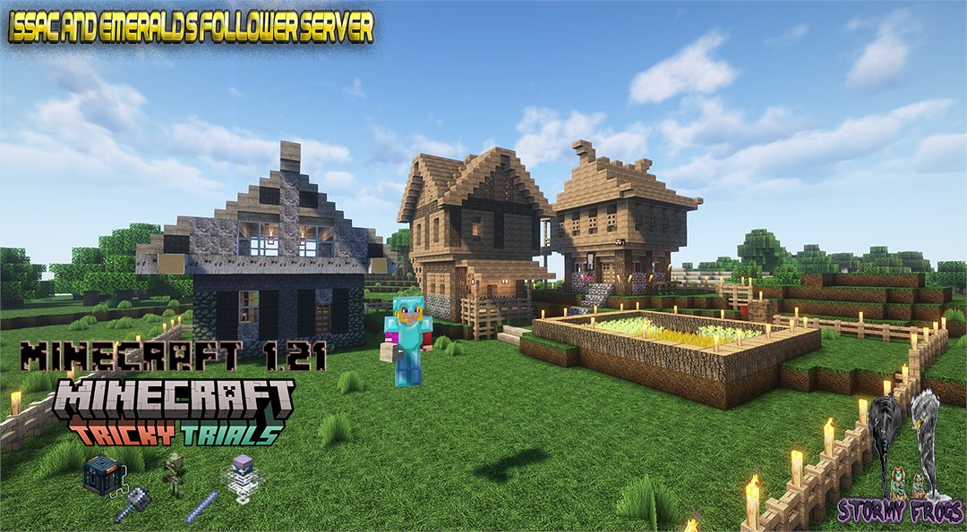 EmeraldOnxy's tweet photo. Thanks for sharing time with me 
#BSo7 #ElevatedPulse #RidersoftheStorm #StormyFrogs #BridgeTrolls #Mojang #Minecaft #SMP #TwitchAffilate https://t.co/2ZXGUj6fMP
