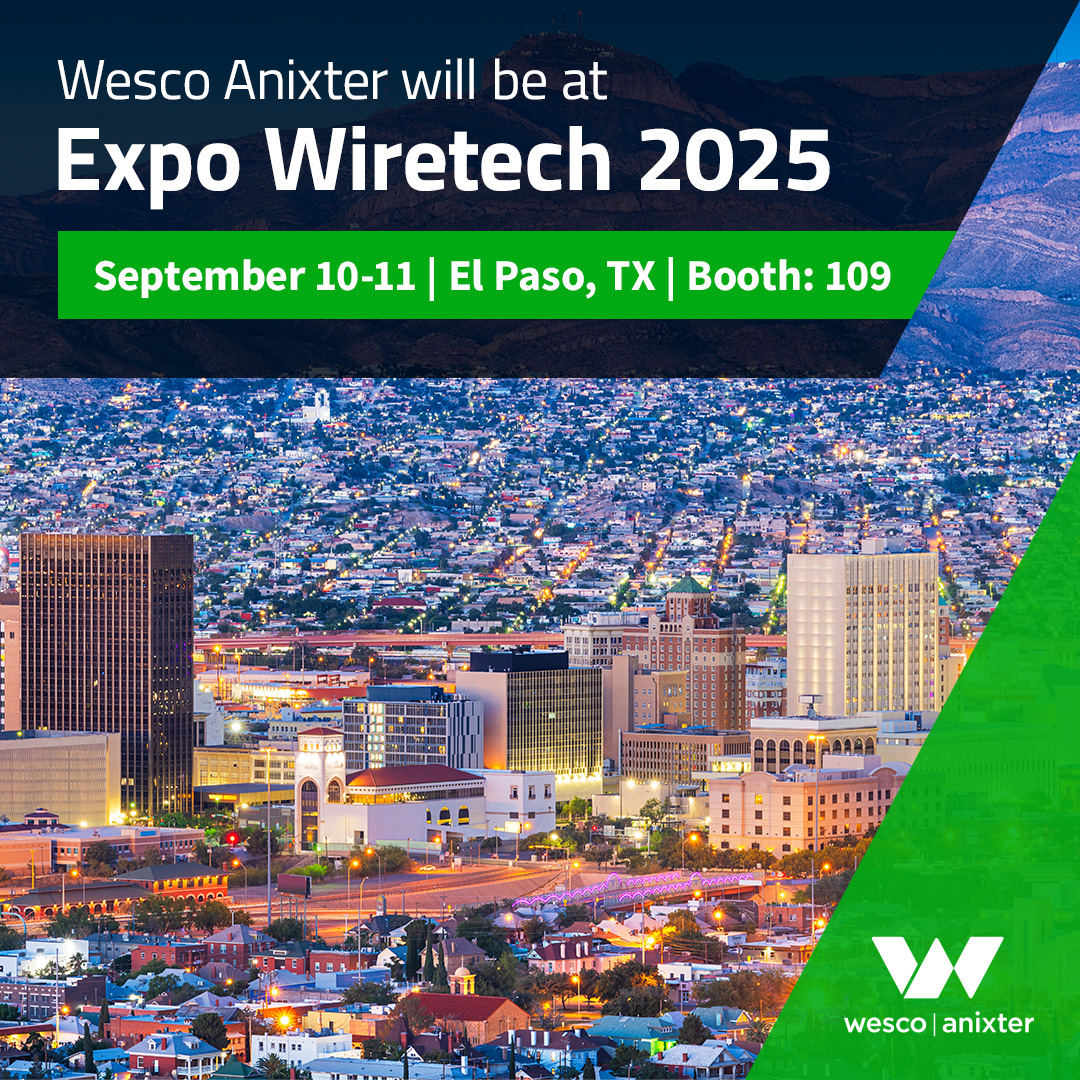 WA_Latam's tweet photo. Join us at #ExpoWiretech2025! Discover how #WescoAnixter boosts manufacturing with smarter #ElectricalConnectivity, #ElectronicSolutions &amp; #IndustrialAutomation.
-Explore our Wire &amp; Cable solutions: https://t.co/ksjcSGV85G
-Register free: https://t.co/jIOeSXAcJ5 https://t.co/7M5Z6C0JyT