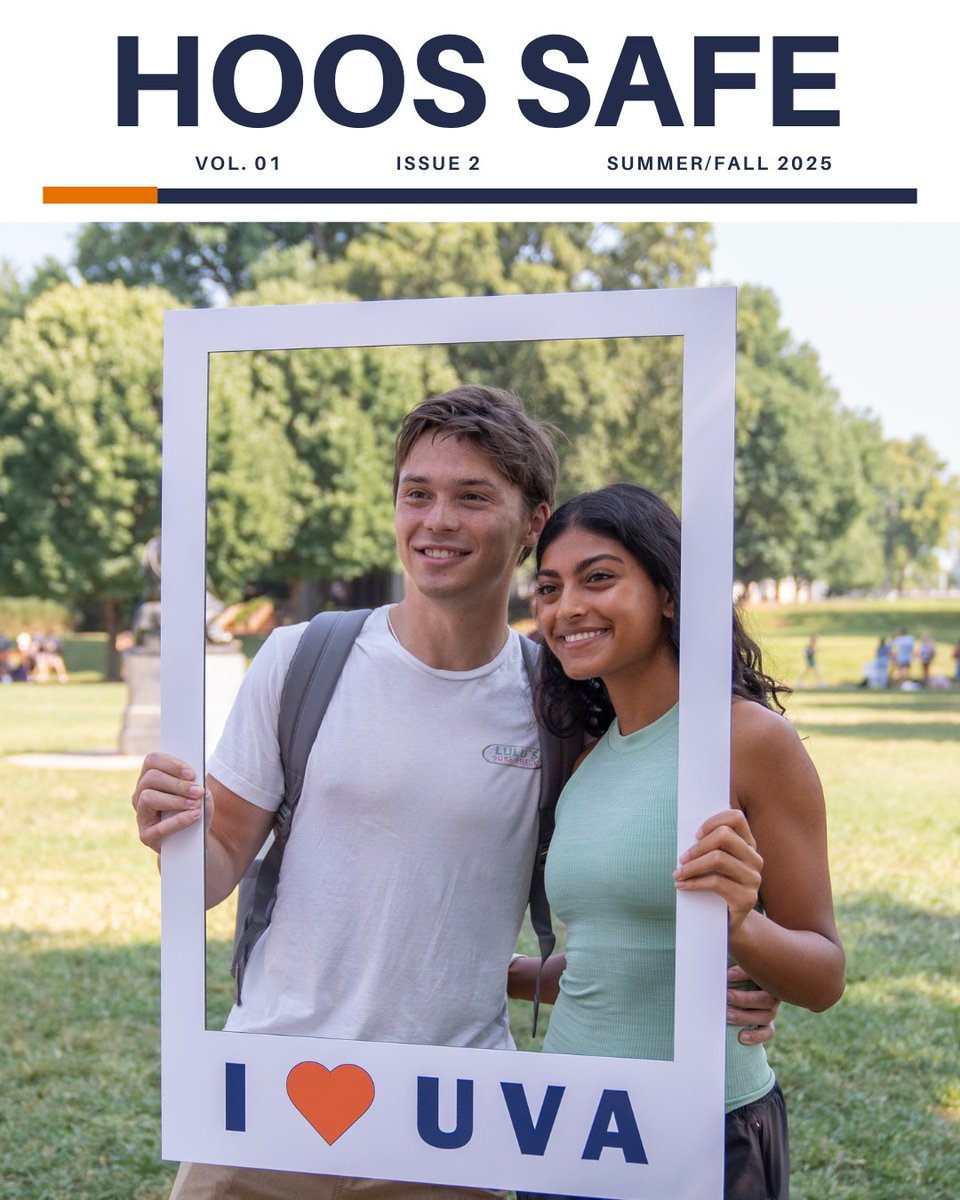 Welcome Back, Hoos. Safety is always on our mind. Take a moment and check out our newest edition of the Hoos Safe Newsletter. 

Link: shorturl.at/DuEM6