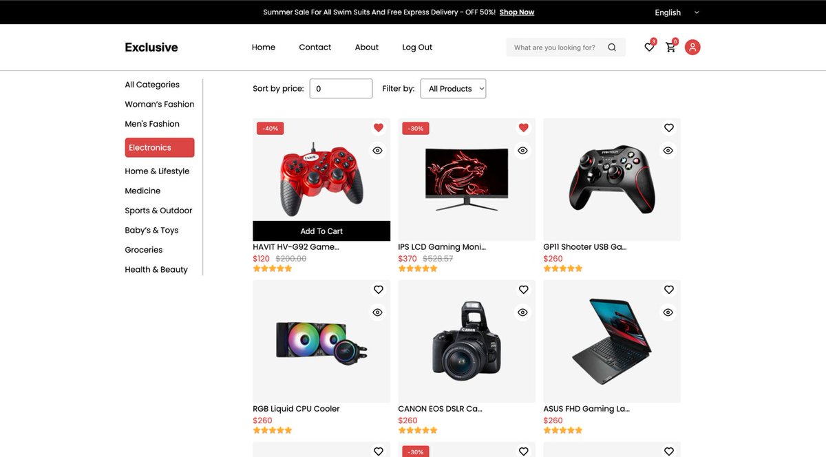 d_coder_josh's tweet image. Excited to share my latest project: a sleek e-commerce site built with React, Tailwind CSS, and Firebase! ๐ Features user auth, real-time database, and responsive design. Check it out: full-ecommerce-web-flax.vercel.app
Feedback welcome! #WebDev #ReactJS #TailwindCSS #firebase