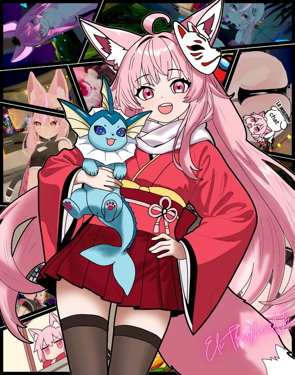 feliz CUM pleaños gatito rosa <a href="/AlexitoFS/">AlexitoFS</a> , 🎂📷#ibispaint #fanart #birthday