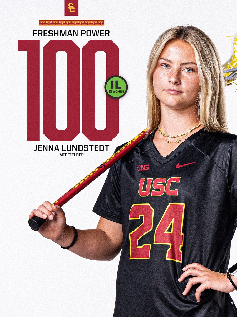 USCTrojansLax's tweet photo. Three incoming Trojans are on the @nike / @ILWomen Power 100 Freshman Rankings!
Can’t wait to see Riley, Jenna and Addie and our whole freshman class rock the Cardinal and Gold!
#FightOn ✌️🥍 #B1GLax https://t.co/7K7t3Ql6WS