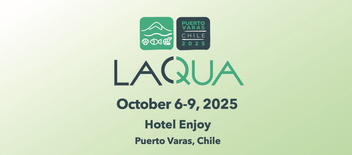 #Evento Latin American &amp; Caribbean Aquaculture 2025: PlazaMayor. Puerto Varas. 7 – 9 octubre 2025  La Latin American &amp; Caribbean Aquaculture 2025 sellevará a cabo por primera vez en Chile, específicamente en Puerto Varas...