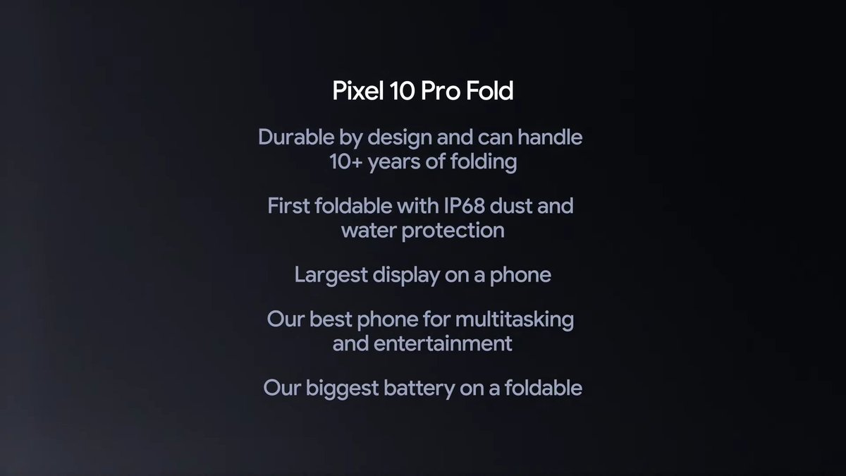 Google introduces the Pixel 10 lineup!

#MadeByGoogle