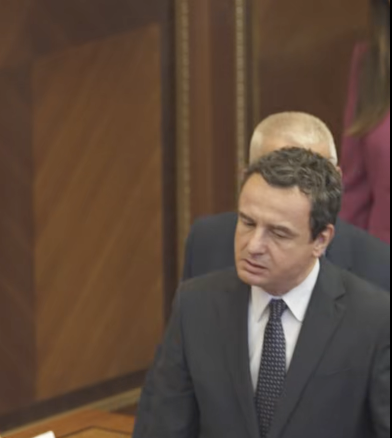 buzhala's tweet photo. These were Prime Minister Kurti’s expressions today in the Assembly. Elections in Kosovo took place back in February, yet the country has been left without institutions ever since. 

During all this time, Kurti has been in conflict with every opposition party, with civil society, with the media, with the Constitutional Court, with Albania, and with the international community.

Kurti shows no respect for the laws or the Constitution of Kosovo. While the rest of the world is reconfiguring itself, he is keeping Kosovo in an uncertain and highly dangerous situation.

It remains unclear what plan this man has in mind, but none of them seem good for Kosovo. Inflation remains high, foreign investments have disappeared, while Kosovar businesses are gradually relocating to neighboring countries such as North Macedonia and Albania.