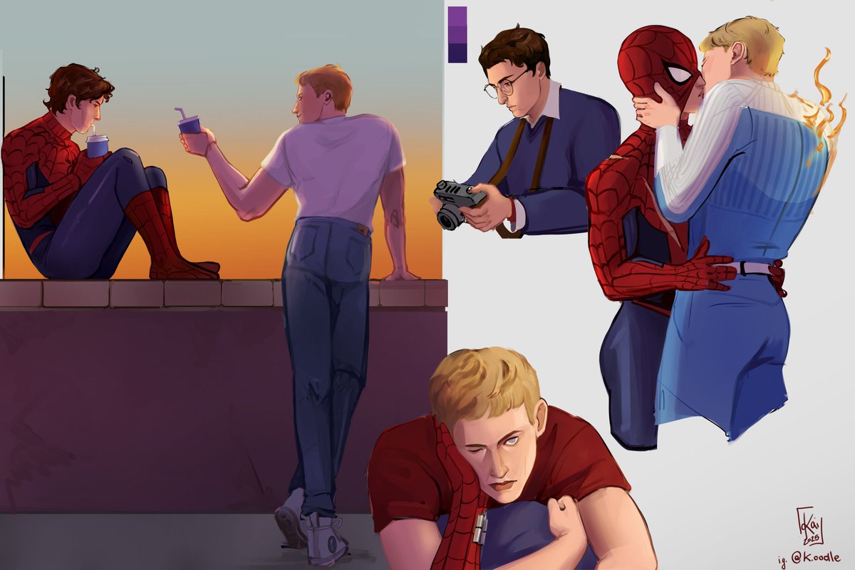 koodleart's tweet photo. AND THEY ARE DONE #SpiderMan #spideytorch https://t.co/bHha6pxXct