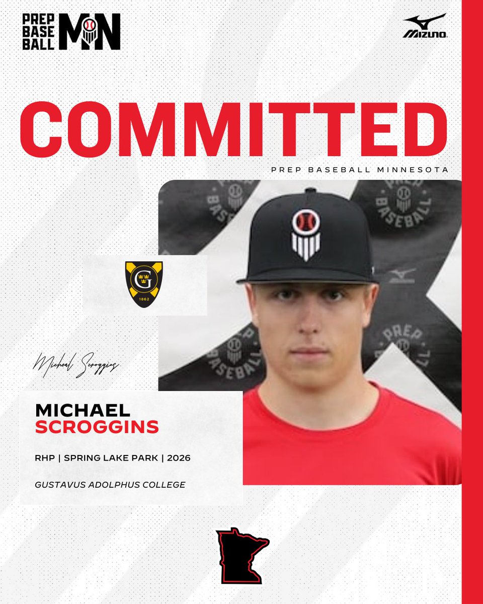 🎓𝐂𝐨𝐦𝐦𝐢𝐭𝐦𝐞𝐧𝐭 𝐖𝐚𝐭𝐜𝐡🎓

Michael Scroggins, (2026, RHP, Spring Lake Park) commits to Gustavus Adolphus College.

👤 loom.ly/zAGESqY

<a href="/mike_scroggins4/">Michael Scroggins</a> ✖️ <a href="/GustieBaseball/">Gustavus Baseball</a>