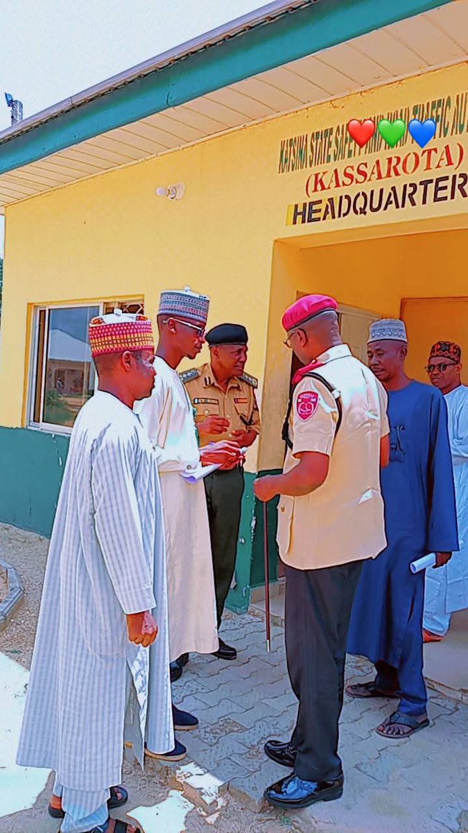 real_batsari's tweet photo. We received the FRSC Katsina Sector Command on a familiarisation visit, a fruitful engagement with senior colleagues in road traffic management. We remain committed to building partnerships with all stakeholders to deliver the mandate of H.E. Malam @dikko_radda Ph.D, CON. https://t.co/KRO12pKn1q