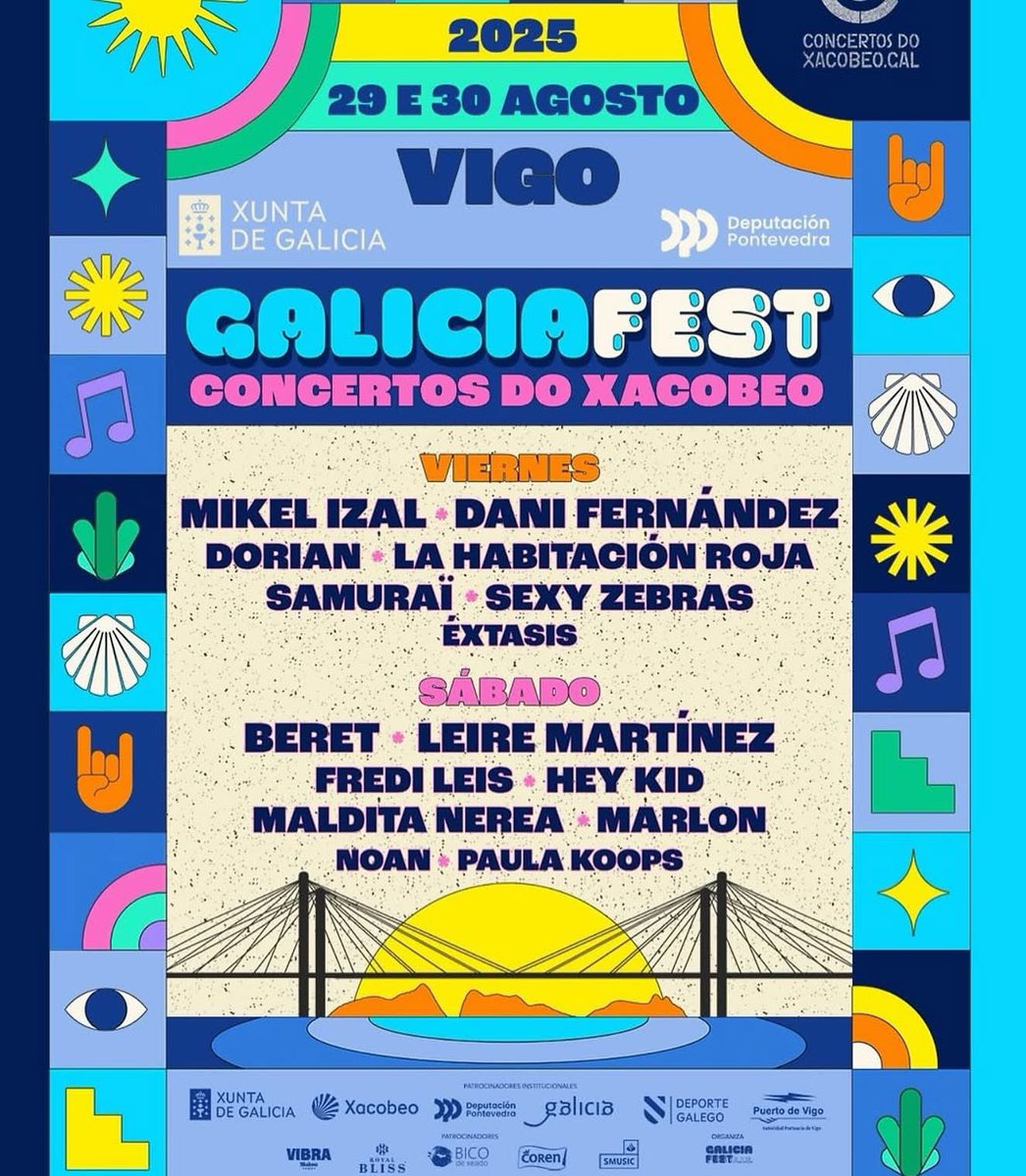 📍HOLA VIGO! Nos vemos el 30 de AGOSTO.
🎫 Info y entradas 
galiciafest.gal/?fbclid=PAQ0xD…