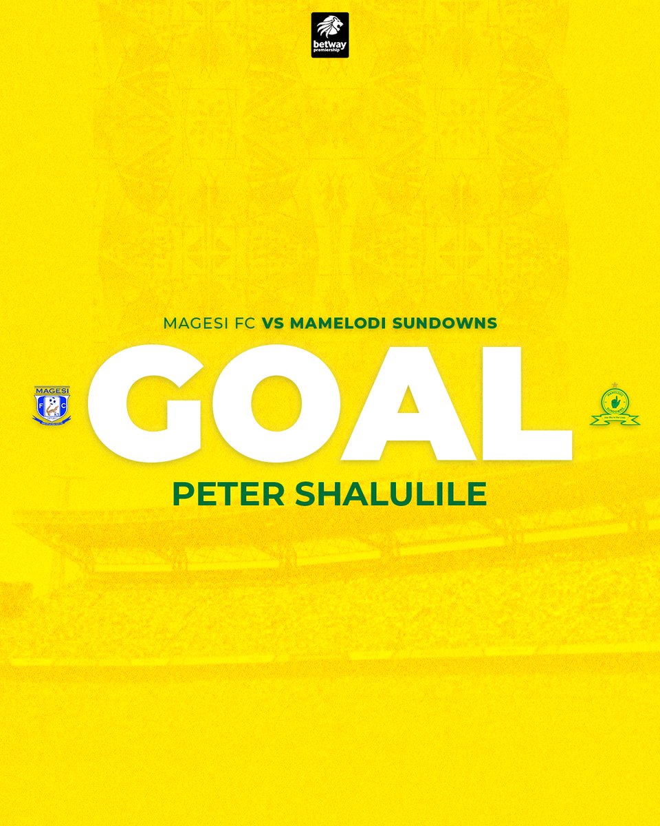 87’ GOOOOOOOOOOOOOOOOOOOOOOOOOAAAAAAAL! Peter Shalulile opens his account for the season with a brilliant finish after the pass from Tash! 

#Sundowns #BetwayPrem #AreyengMasandawana