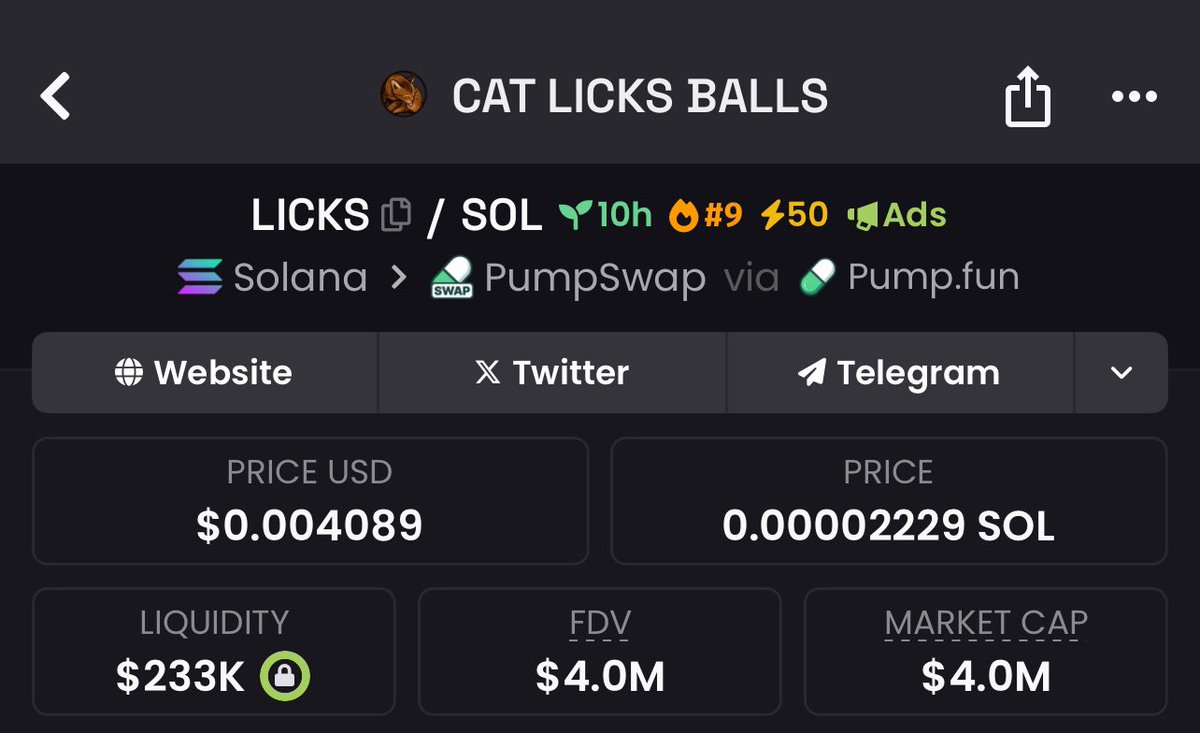 onchainhermes's tweet photo. Spotted $LICKS when it was sitting near a $997k cap and dropped the call in the alpha group 👀
Today it’s touching around $4M, that’s a solid 4x move already. ⚡️

This shows why being early changes the game.
The best setups don’t stay hidden for long. https://t.co/onTnfQh89A
