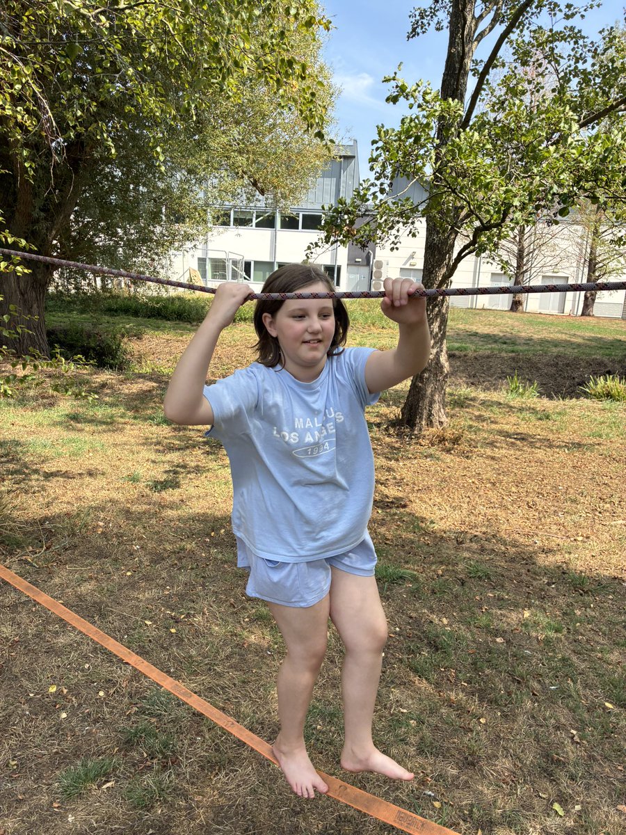 Play_Glos's tweet photo. Reflecting on the magic of climbing trees and mastering the slack line in recent weeks

Instead of saying ‘be careful’, we give children the knowledge to climb safely so they can build their expertise 🌳 

@TNLComFund #P2N2 #ChildLedPlay #ItAllStartsWithPlay #RepetitionAndMastery https://t.co/XOtUkJxIJT