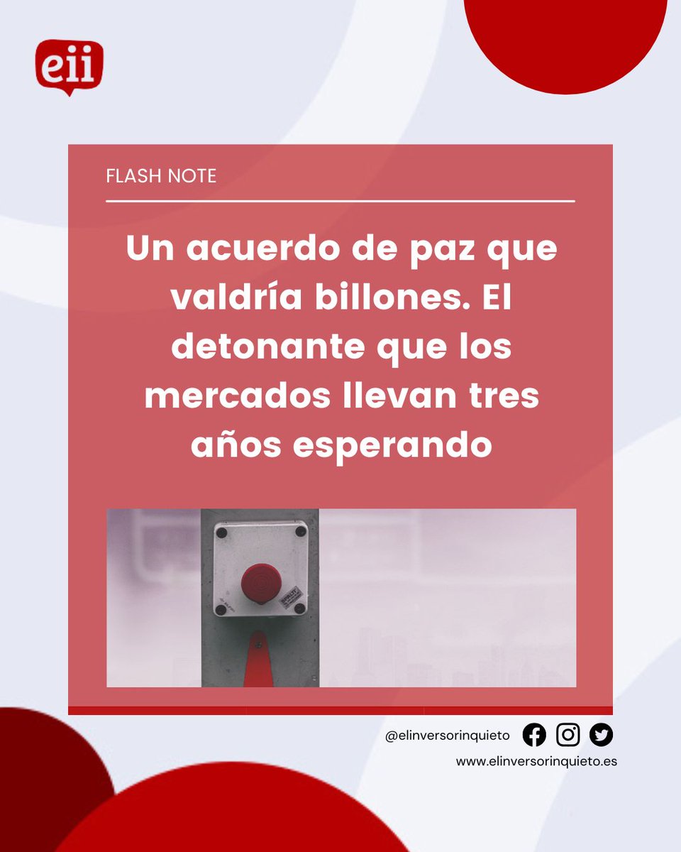 El Inversor Inquieto (@eii_inversores) on Twitter photo ‼️ 𝗙𝗟𝗔𝗦𝗛 𝗡𝗢𝗧𝗘 ‼️ <a href="/AlexfusteAlex/">Alex Fuste</a> · <a href="/AndbankES/">Andbank España</a>
🆕🌐 𝗨𝗻 𝗮𝗰𝘂𝗲𝗿𝗱𝗼 𝗱𝗲 𝗽𝗮𝘇 𝗾𝘂𝗲 𝘃𝗮𝗹𝗱𝗿í𝗮 𝗯𝗶𝗹𝗹𝗼𝗻𝗲𝘀. 𝗘𝗹 𝗱𝗲𝘁𝗼𝗻𝗮𝗻𝘁𝗲 𝗾𝘂𝗲 𝗹𝗼𝘀 𝗺𝗲𝗿𝗰𝗮𝗱𝗼𝘀 𝗹𝗹𝗲𝘃𝗮𝗻 𝘁𝗿𝗲𝘀 𝗮ñ𝗼𝘀 𝗲𝘀𝗽𝗲𝗿𝗮𝗻𝗱𝗼
* 𝑉𝑒𝑟 𝑒𝑛: elinversorinquieto.es/Noticia.aspx?i… ‼️ 𝗙𝗟𝗔𝗦𝗛 𝗡𝗢𝗧𝗘 ‼️ <a href="/AlexfusteAlex/">Alex Fuste</a> · <a href="/AndbankES/">Andbank España</a>
🆕🌐 𝗨𝗻 𝗮𝗰𝘂𝗲𝗿𝗱𝗼 𝗱𝗲 𝗽𝗮𝘇 𝗾𝘂𝗲 𝘃𝗮𝗹𝗱𝗿í𝗮 𝗯𝗶𝗹𝗹𝗼𝗻𝗲𝘀. 𝗘𝗹 𝗱𝗲𝘁𝗼𝗻𝗮𝗻𝘁𝗲 𝗾𝘂𝗲 𝗹𝗼𝘀 𝗺𝗲𝗿𝗰𝗮𝗱𝗼𝘀 𝗹𝗹𝗲𝘃𝗮𝗻 𝘁𝗿𝗲𝘀 𝗮ñ𝗼𝘀 𝗲𝘀𝗽𝗲𝗿𝗮𝗻𝗱𝗼
* 𝑉𝑒𝑟 𝑒𝑛: elinversorinquieto.es/Noticia.aspx?i…