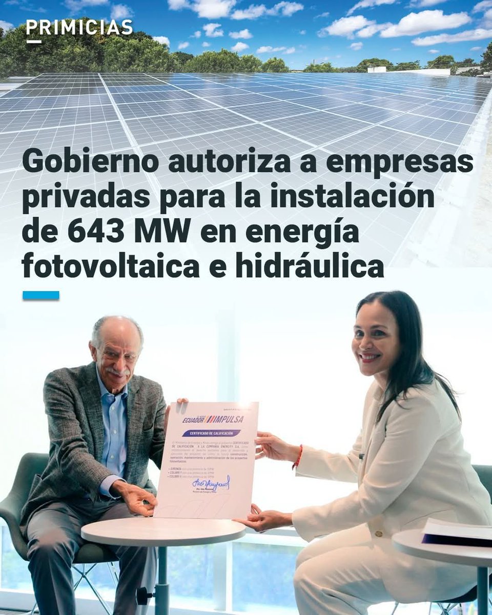 ¿Ya ven por qué gente como Roque Sevilla odiaban tanto a Glas, que tenía nuestro parque termoeléctrico en tan buenas condiciones que hasta vendimos energía a otros países? Ahora que destruyeron todo nuestro parque termoeléctrico, sus negociados privados vuelven a florecer. Bingo.