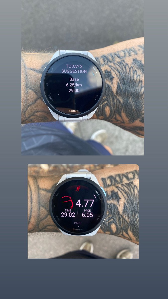 Suggested run this evening. 6.25 pace for 29 minutes 🏃‍♂️💨🔥