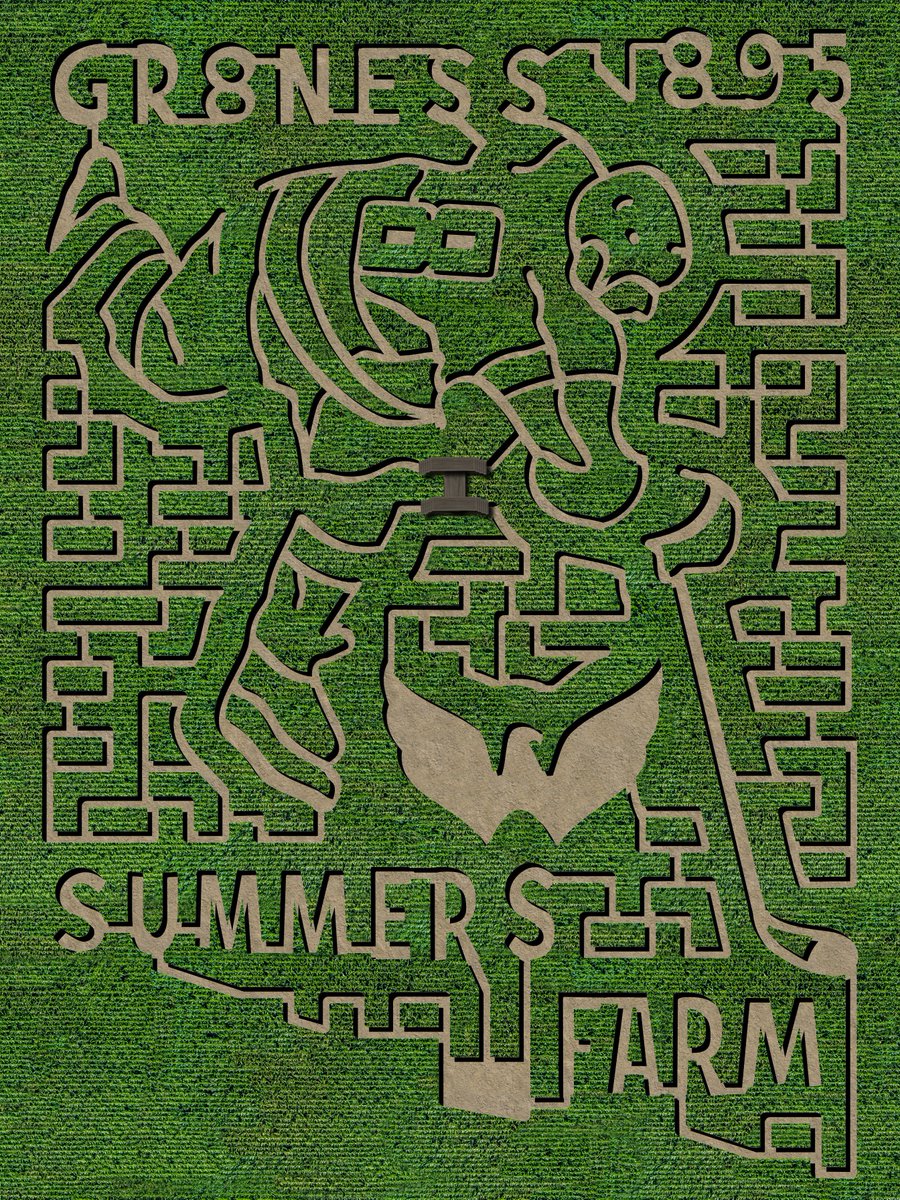 SummersFarm's tweet image. This fall, Summers Farm is honoring Washington Capitals legend Alex Ovechkin #8 with a 6-acre corn maze celebrating his record-breaking 895 career goals! 
Opens August 23, 2025 at Summers Farm
Visit our website for more details &amp;amp; tickets! @WashingtonCapit @ovi8